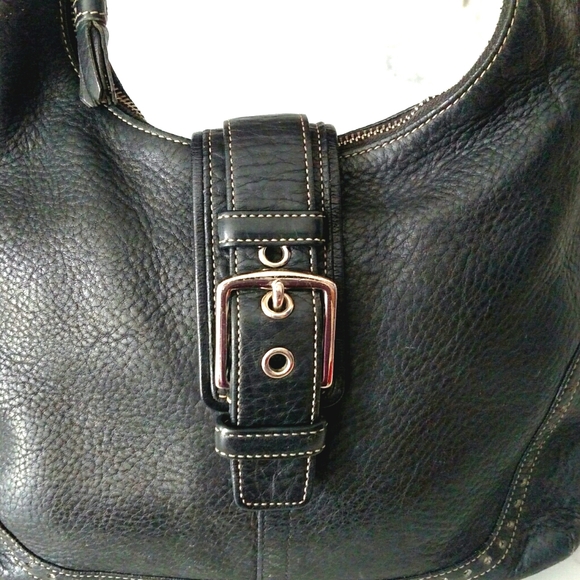 Black Vintage Coach Purse - Picture 2 of 8